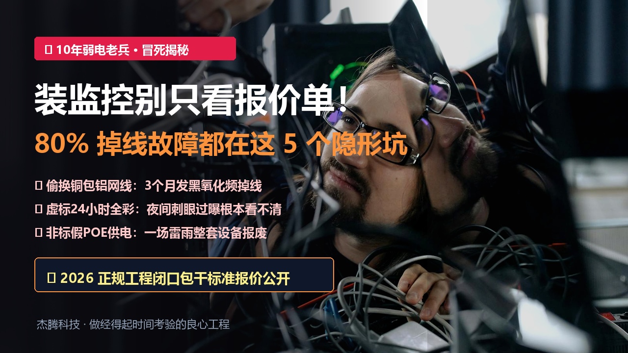 监控摄像头画面模糊、黑屏、断线怎么办？杨林本地快速维修