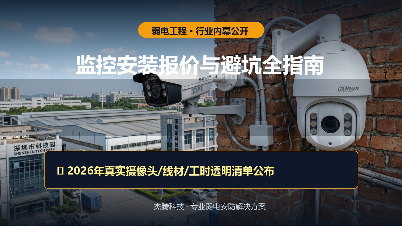 云南监控安装报价参考：2026年昆明安防弱电工程收费标准