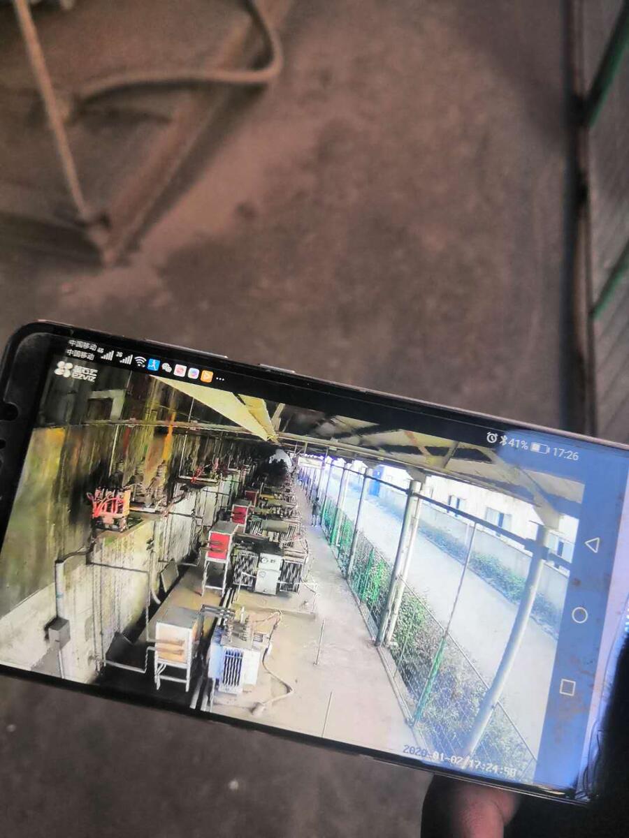 昆明杨林经开区奥云焊材厂房萤石工业监控与无线网桥工程现场实拍