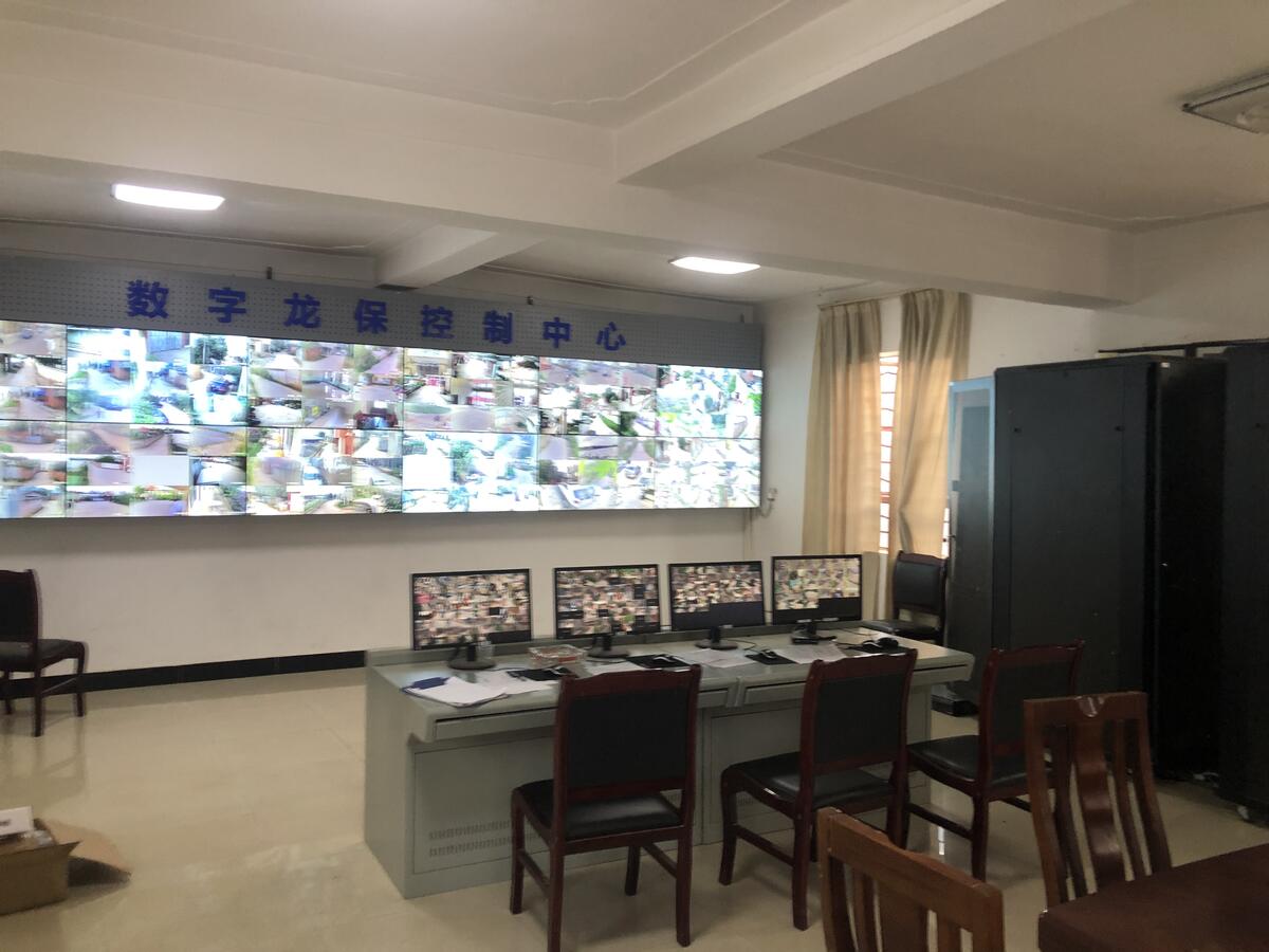 昆明杨林龙保居委会多点位监控系统检修维护工程现场实拍