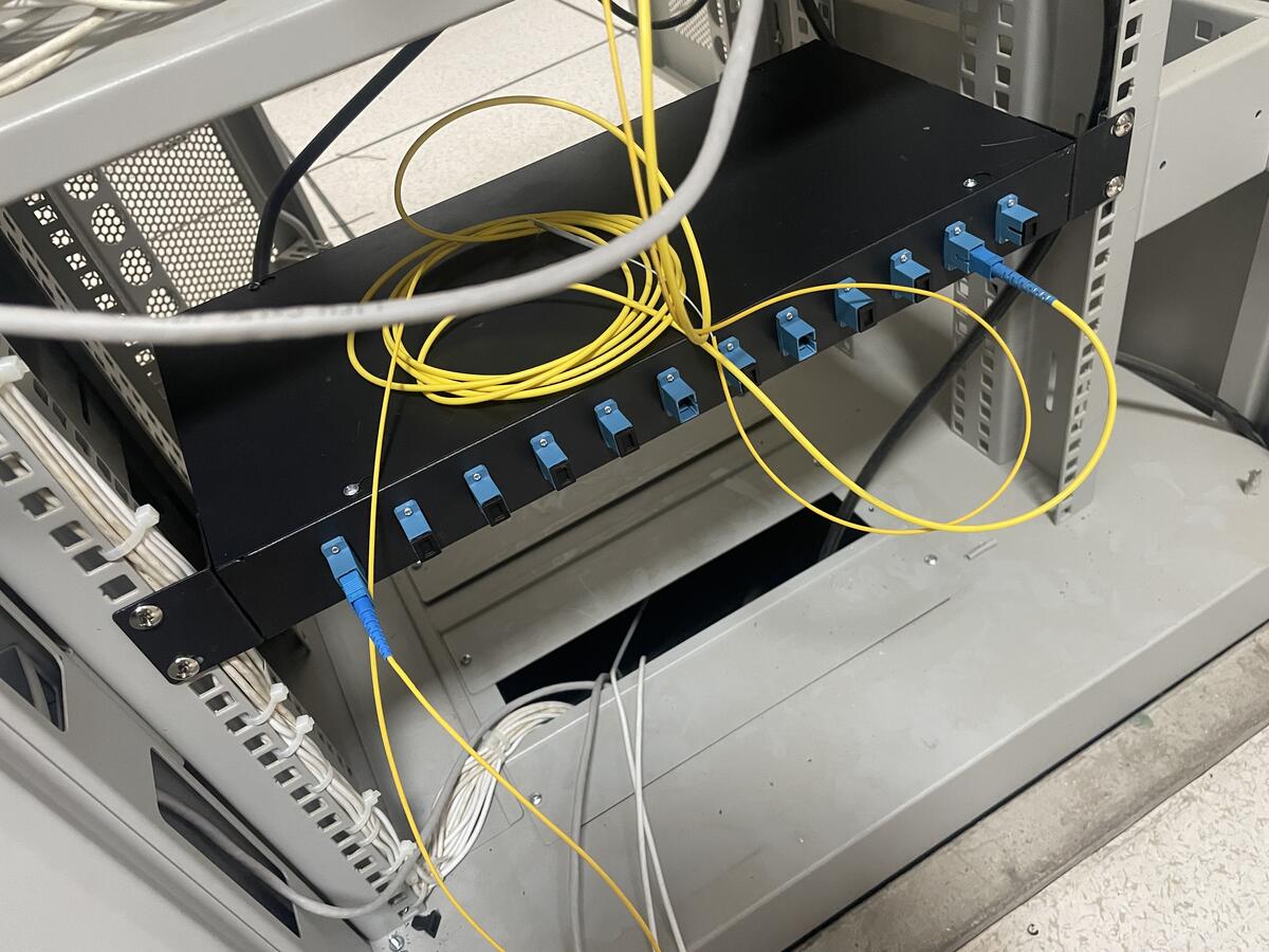 昆明嵩明污水处理厂大中型安防监控与光纤网络工程现场实拍