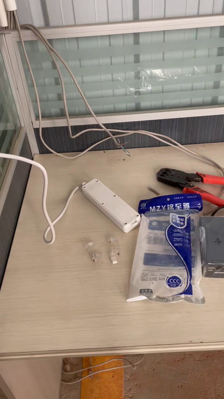 昆明韵达快递分拨网点海康威视600万高清监控安装工程现场实拍
