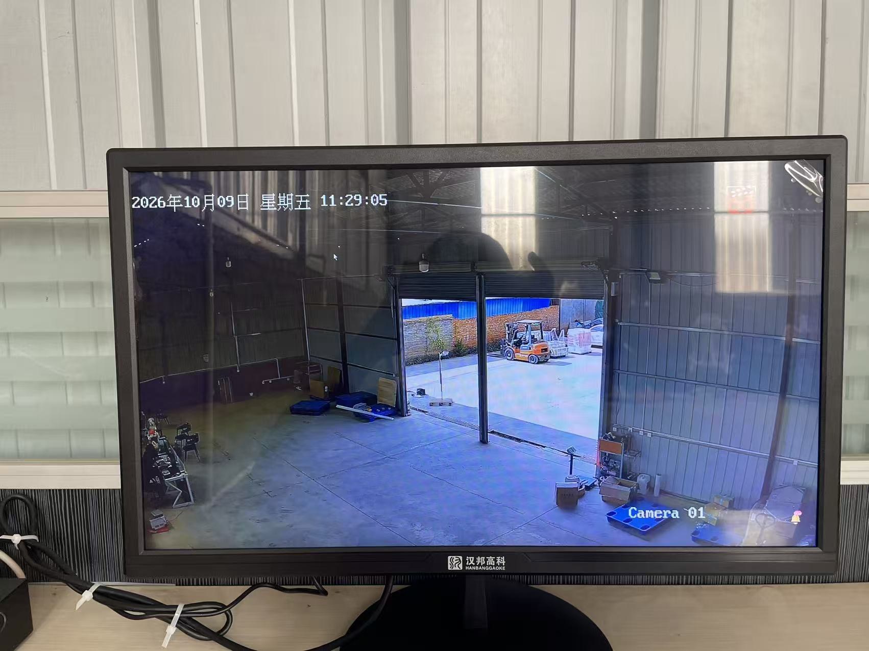 昆明韵达快递分拨网点海康威视600万高清监控安装工程现场实拍