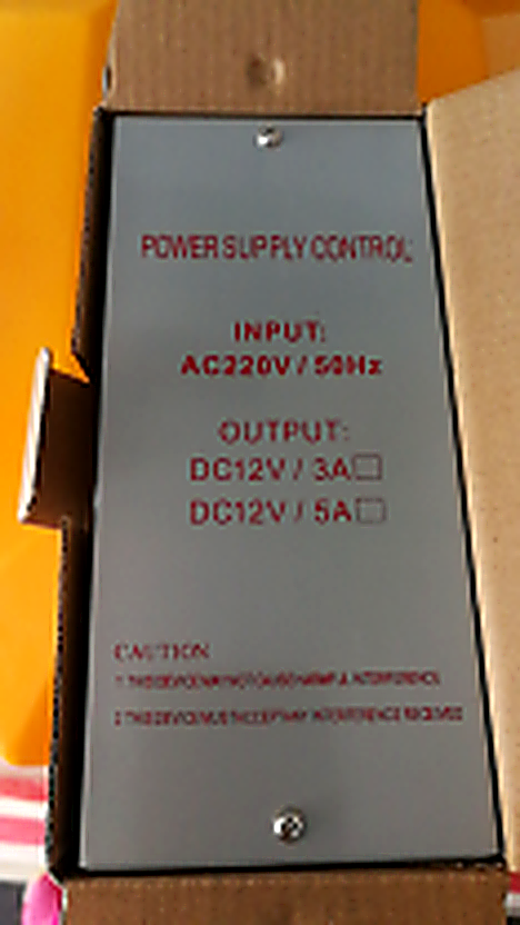 中锟安铭 12V 5A 门禁一体开关电源 (带蓄电池接口)